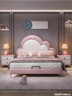 佛山大厂货，高质量仿真皮，实木床边，高密度海绵，带实木床板，全新包装，特价处理 - 广州28生活网 gz.28life.com