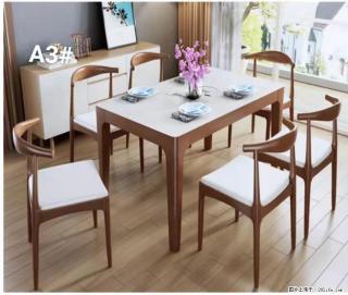 T08高级长方桌，胡桃色  1.35米带炉一桌四椅650元，现货11套。 - 广州28生活网 gz.28life.com